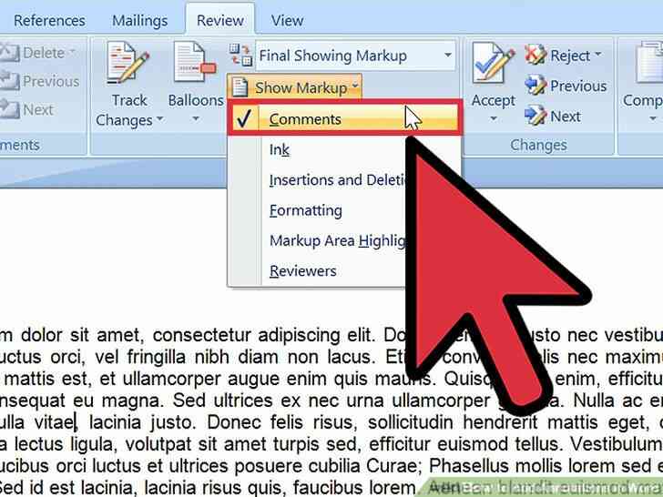 Image intitulée Ajouter des Annotations dans Word Étape 4